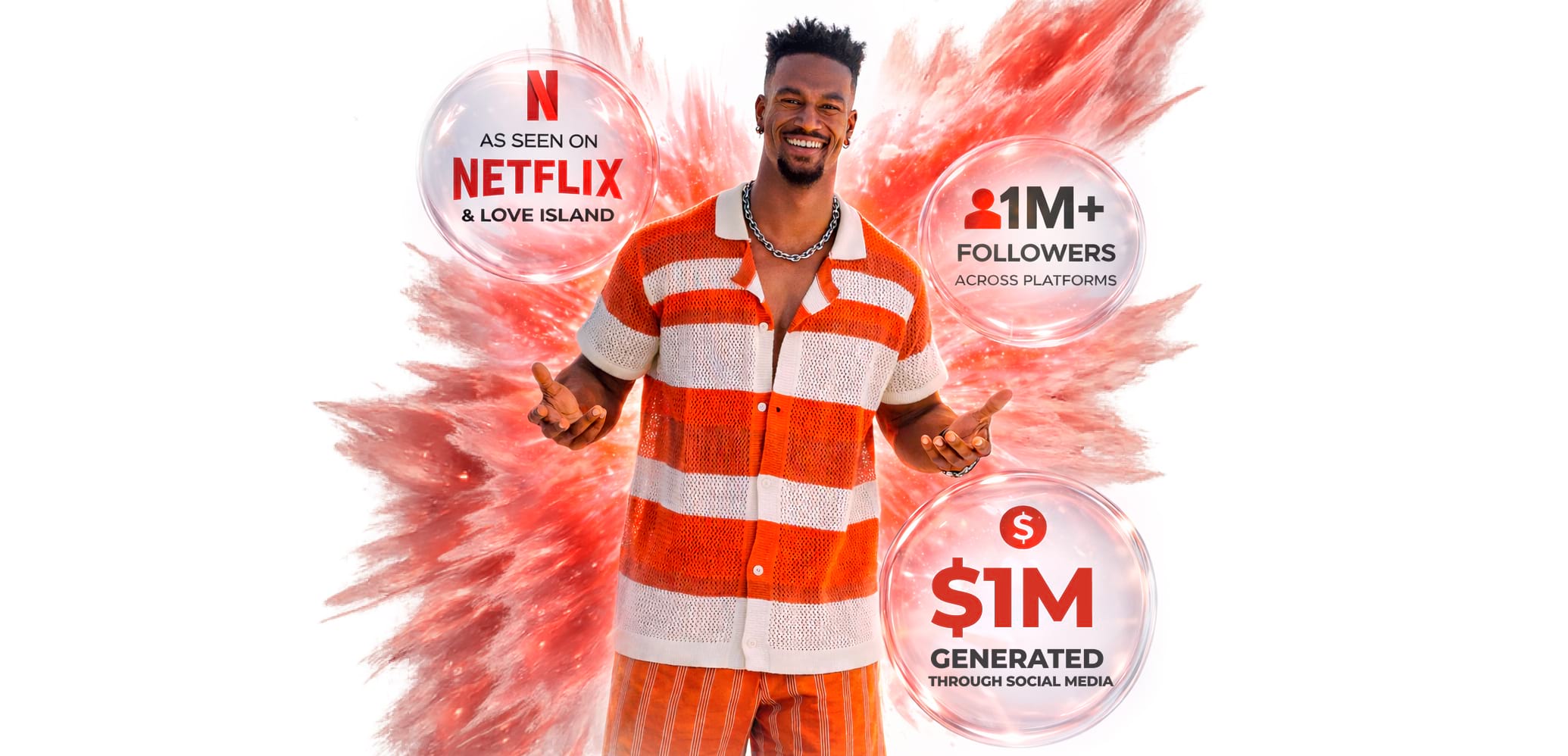 From Yamen Sanders, The Creator Cheat Code ✔ As Seen on Netflix & Love Island ✔ 1M+ followers across platforms ✔ Over $1M generated through social media